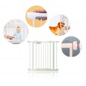 Barrera de seguridad y bloqueo extensible para bebés y animales / Puerta de bloqueo KH-001