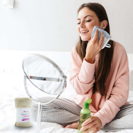 Art.59159 Paño desmaquillador surtido microfibra extrafina para rostro lavable