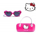 Gafas de sol infantiles para niña con funda de regalo HELLO KITTY 100% protección UV KITTYPACK4 