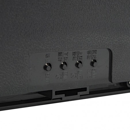 136151 Reloj de pared digital LED calendario y temperatura 36x16x3 cm