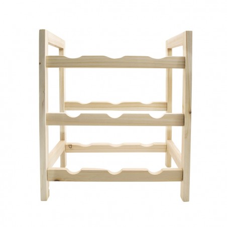 Art. 440742 Expositor en madera clara portabotellas para 9 botellas