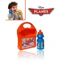 Kit fiambrera infantil para el colegio con motivo de DUSTY PLANES incluye botella de 350ml - Porta-sandwich 553-20255