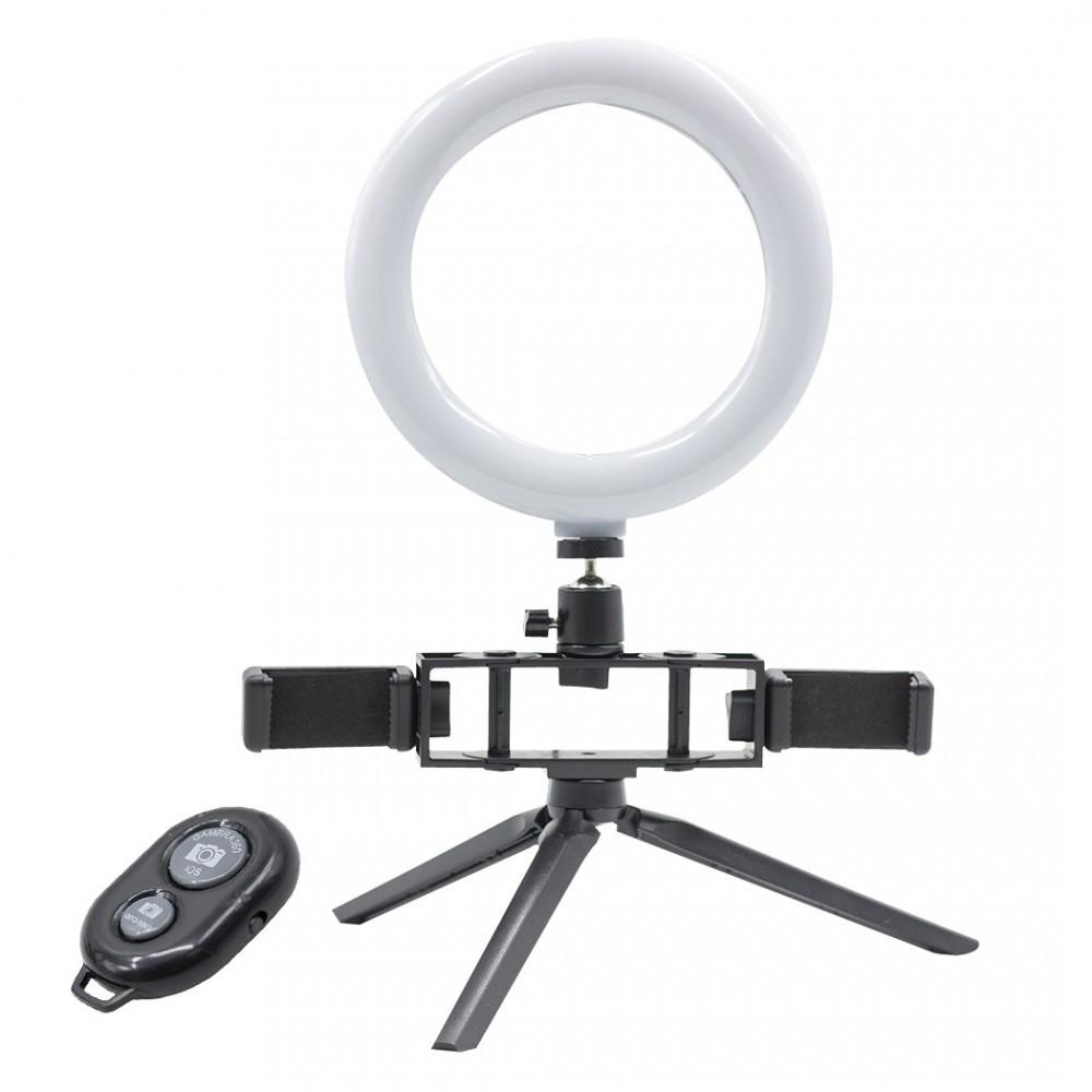730492 Anillo LED selfie de 20 cm con 2...
