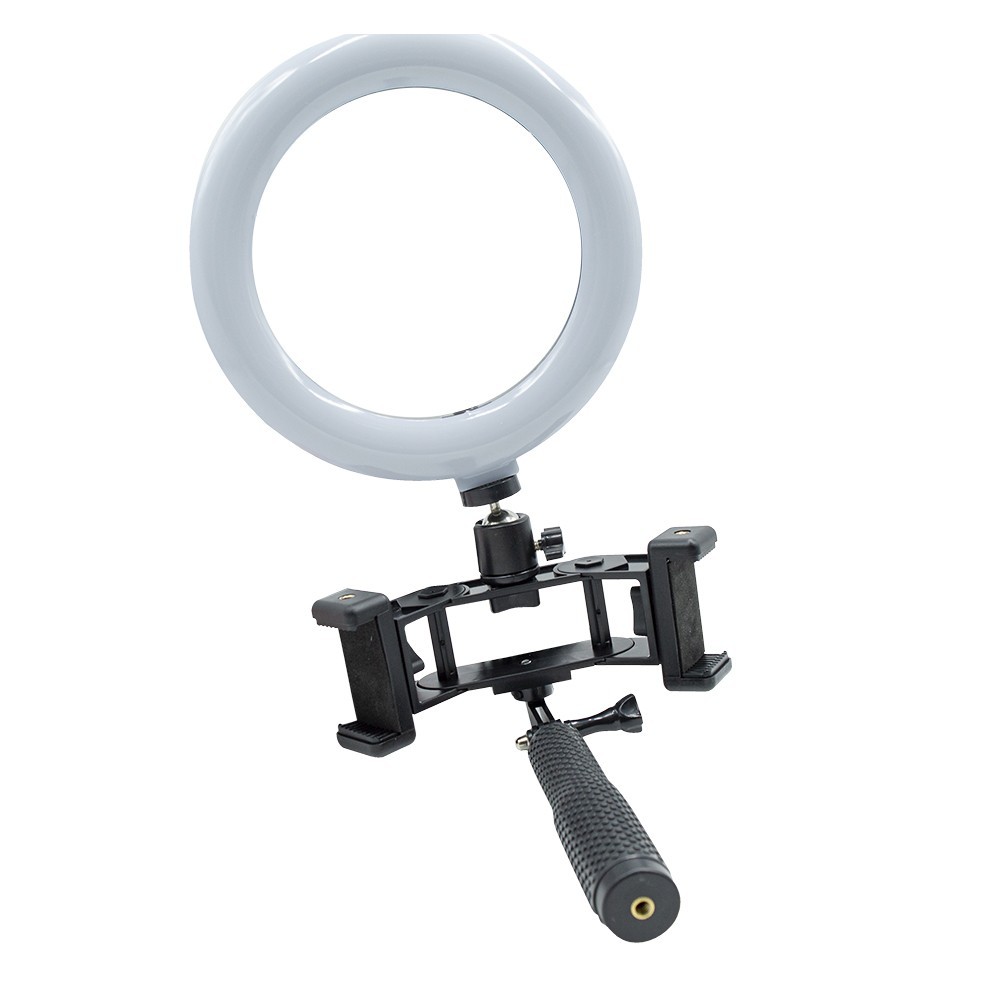 730492 Anillo LED selfie de 20 cm con 2...