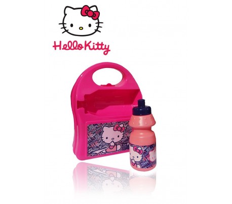 Kit fiambrera infantil para el colegio con motivo de DUSTY PLANES incluye botella de 350ml - Porta-sandwich 553-20255