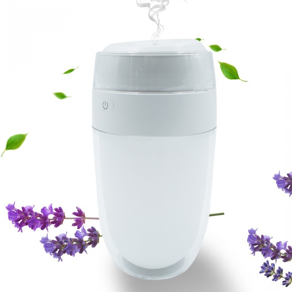 Mini humidificador 80x80x152mm Carga USB y LED...