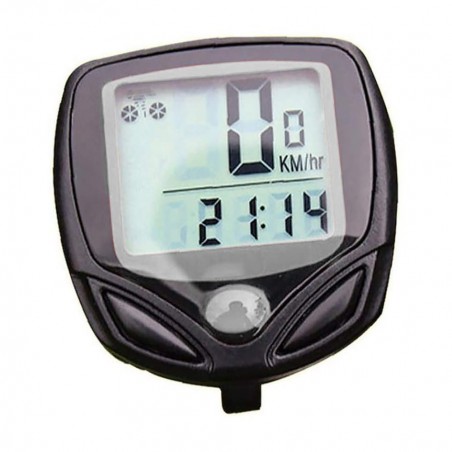 A13030 Velocímetro de bicicleta cuenta KM inalámbrico con cable para ordenador
