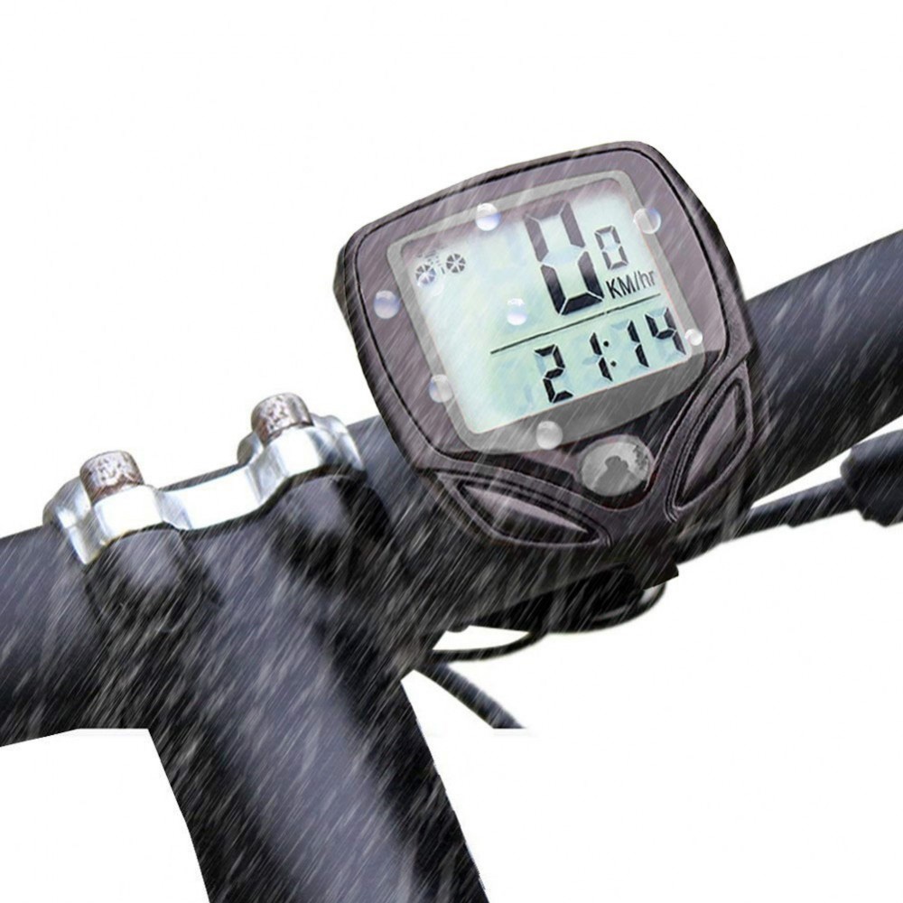 A13030 Velocímetro de bicicleta cuenta KM inalámbrico con cable