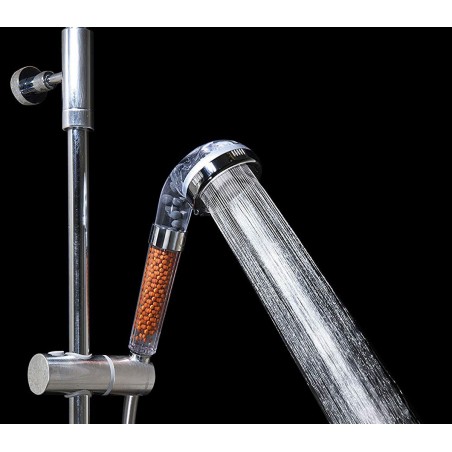 Alcachofa para la ducha MO HOME con piedras minerales purificadoras universales