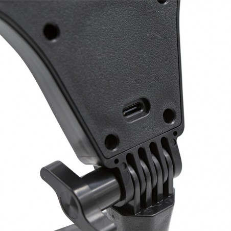 730485 Lámpara de mesa LED selfie 26 cm con temporizador y 3 modos de luz