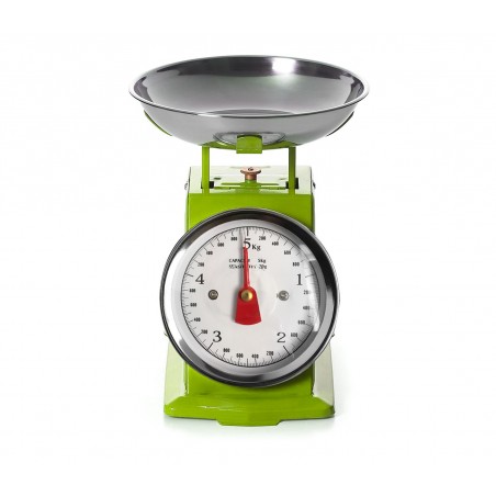 EN-81356 Bascula de cocina analógica hasta 5 kg bandeja y cuerpo de metal