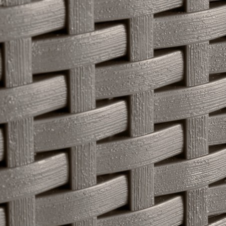 Tumbona de resina CAPPUCCINO JAIPUR 187x58 h29 cm Muebles de jardín