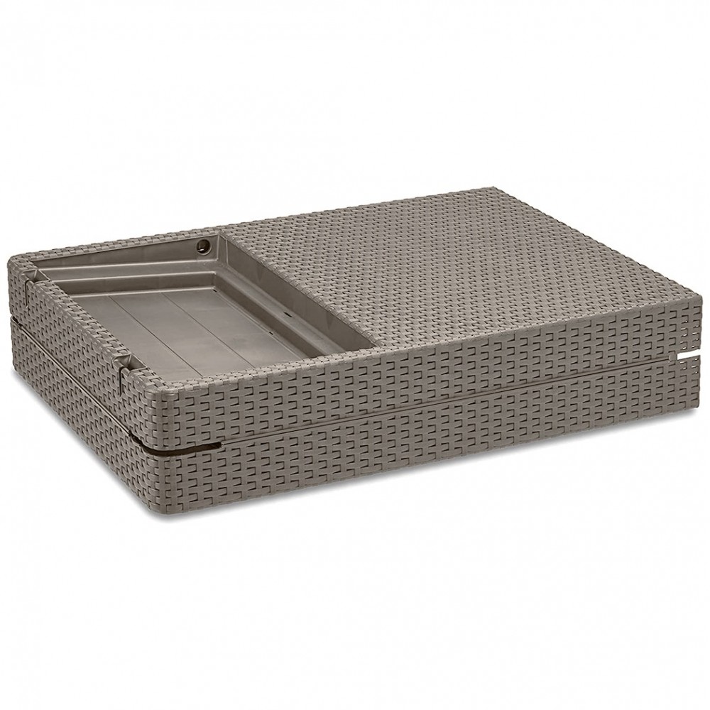 Tumbona de resina CAPPUCCINO JAIPUR 187x58 h29...