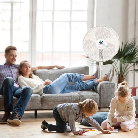 Ventilador de pie MyIdea All Ways conexión por infrarrojos con aspas de 40 cm