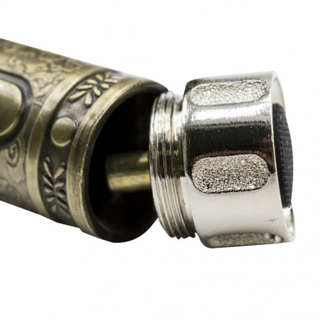 187820 Cortapelos vintage para hombre con peine y carga USB para peluquería