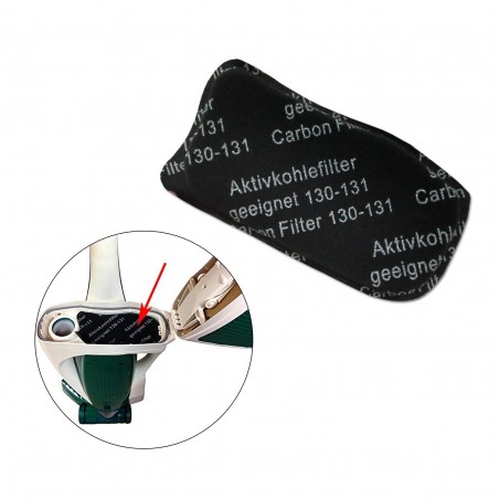 Filtro olores carbón activado LFC130 compatible Vorwerk Kobold modelo VK130-31