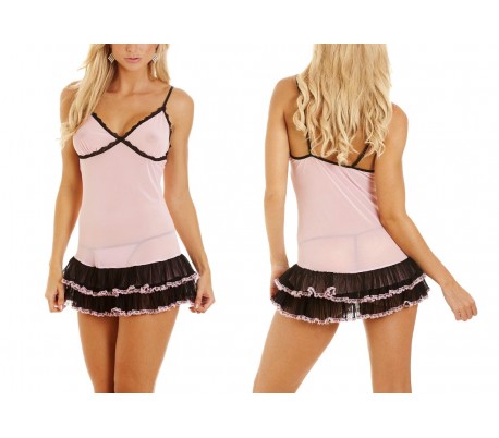 Conjunto sexy picardías mod. CAMELIA babydoll MWS AHEAD