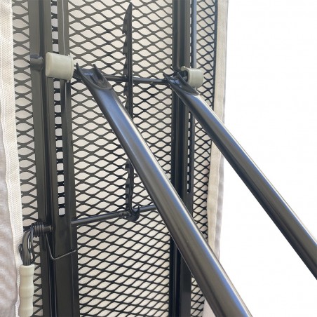 782908 Tabla de planchar estructura de aluminio regulable en altura con soporte