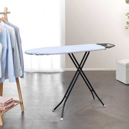 782908 Tabla de planchar estructura de aluminio regulable en altura con soporte