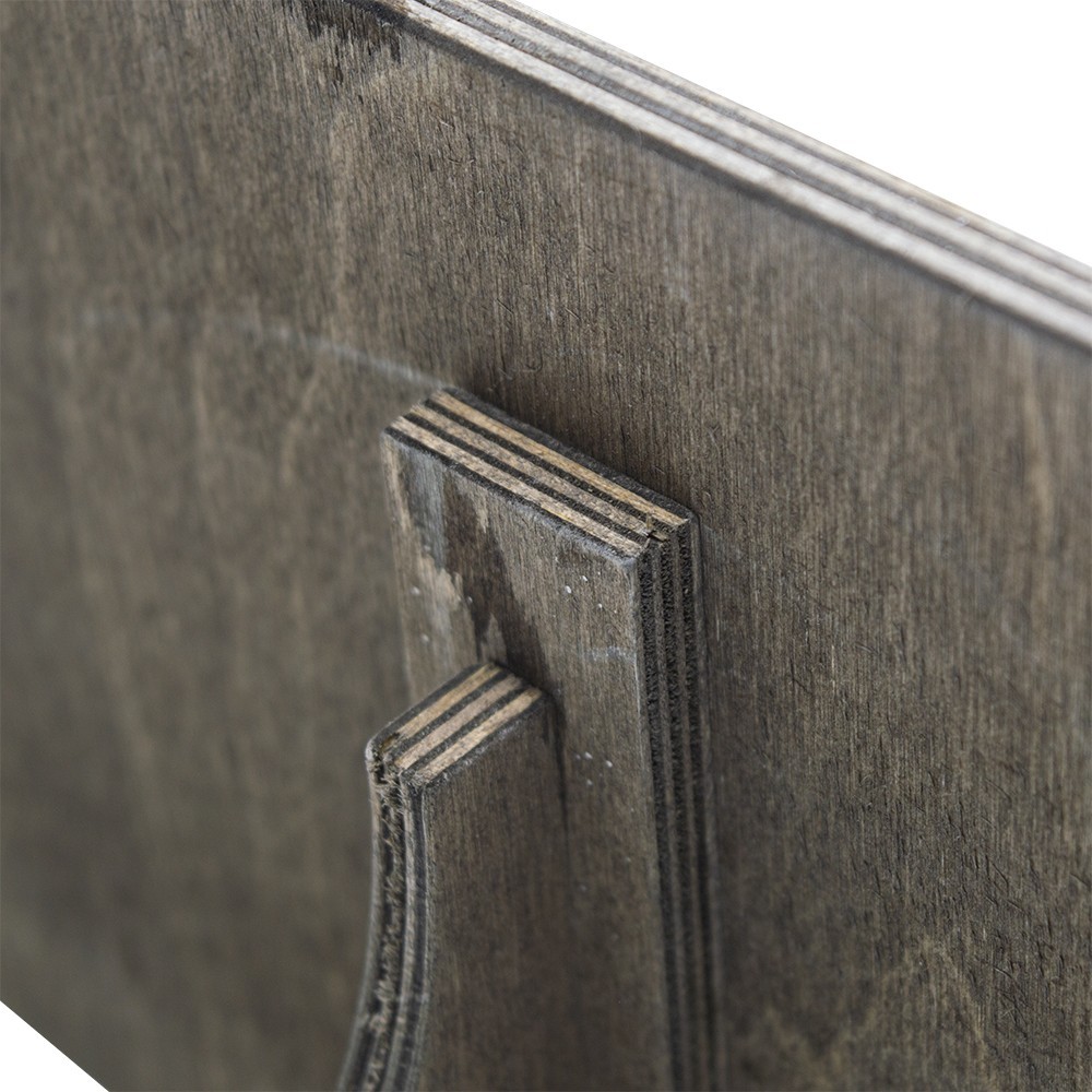 416792 Estante de almacenamiento en madera de...