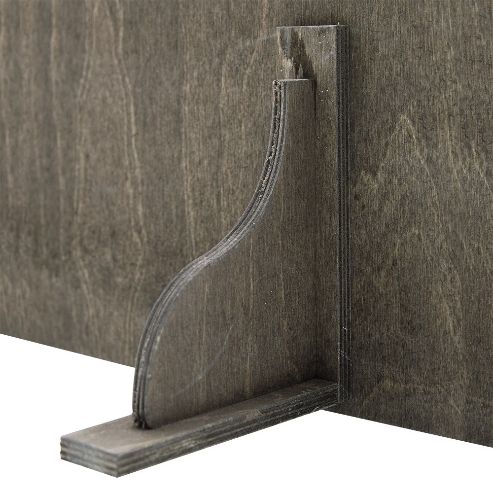 416792 Estante de almacenamiento en madera de...