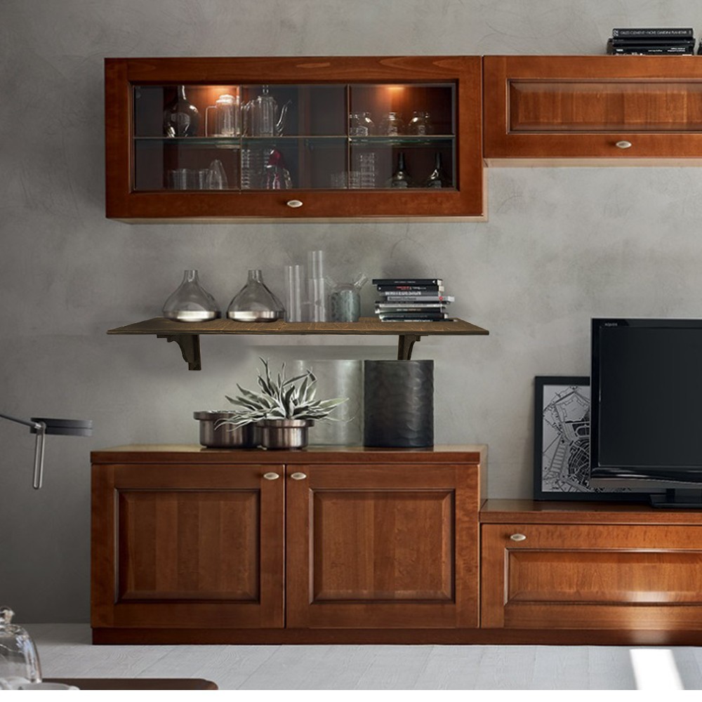 416792 Estante de almacenamiento en madera de...