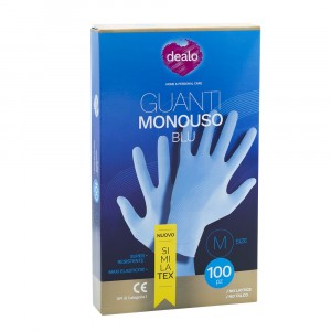 Art.096245 100 uds. Guantes desechables Dealo Blue talla...