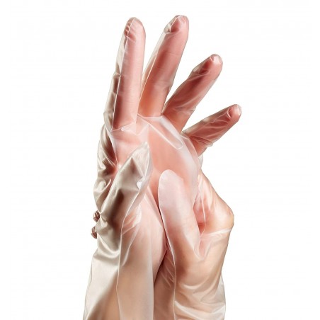 Art.096283 100 uds Guantes desechables Dealo transparente talla L sin látex