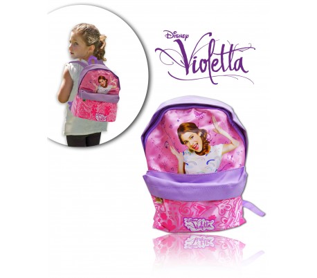 Mochila infantil escolar con motivo de VIOLETTA (33 x 28 x 8 cm) 641624