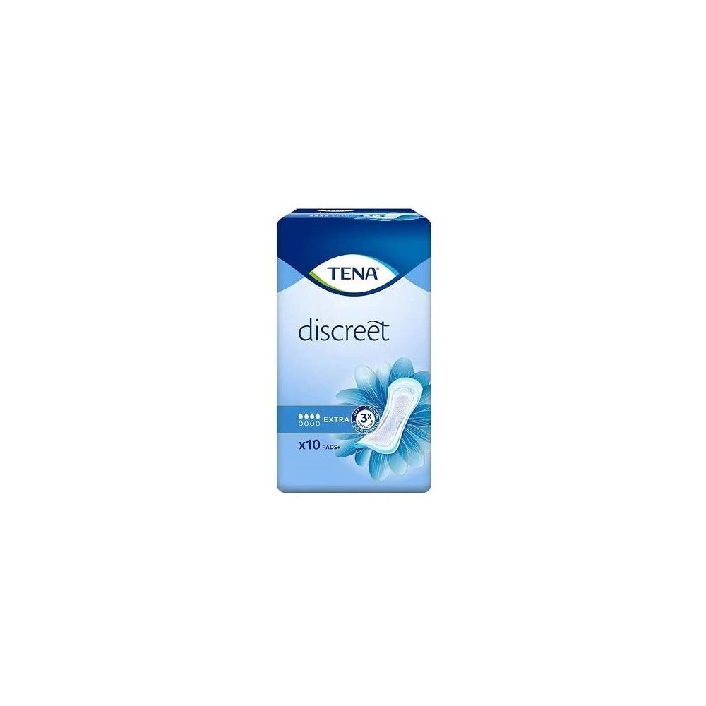 Tena Lady Discreet Extra absorbentes antiolor paquete de 10 piezas efecto seco