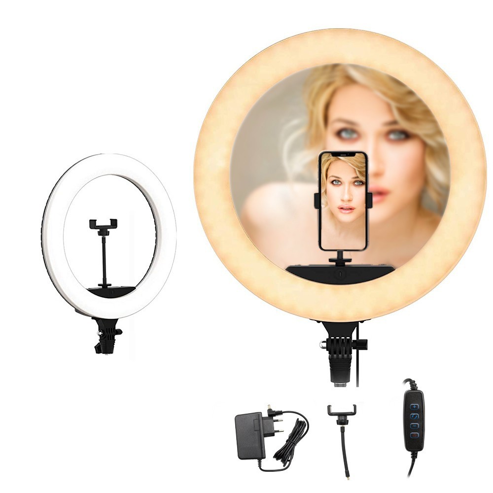 187158 Anillo LED selfie 35cm para Smartphones...