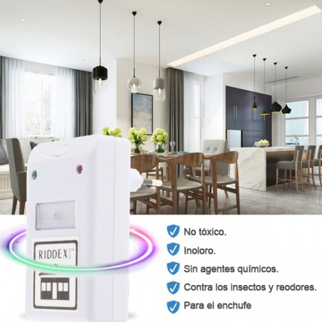 Repelente eléctrico de alta potencia contra ratones e insectos