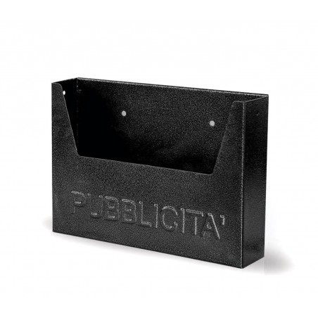Buzón para publicidad Iron Black Art. 714 de hierro pintado negro