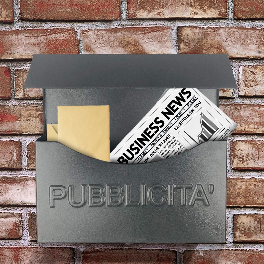 Buzón publicidad Modelo Iron Grey Art.711 en...