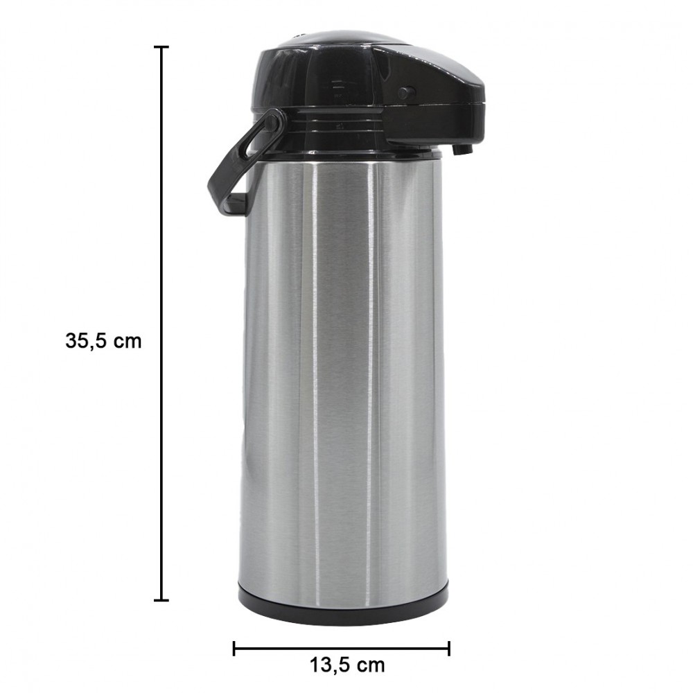 240897 Termo de acero con dispensador y tapa de...