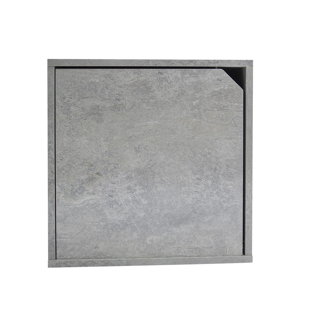 13232 Cubo modular librería cemento de fresno...