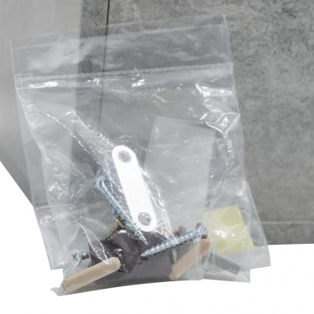 13232 Cubo modular librería cemento de fresno con puerta de apertura magnética