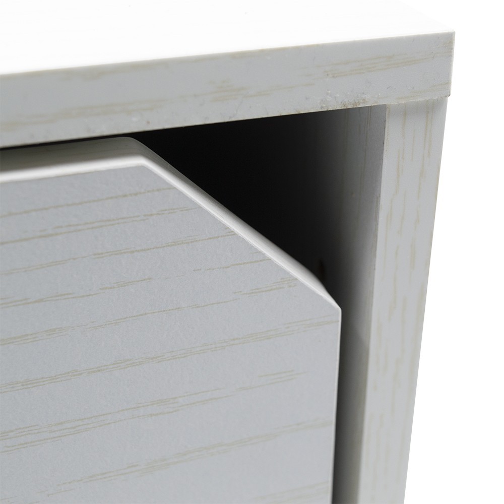 13232 Cubo modular librería cemento de fresno...