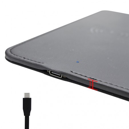 615086 Alfombrilla para juegos con base de carga inalámbrica ultrarrápida 28x21