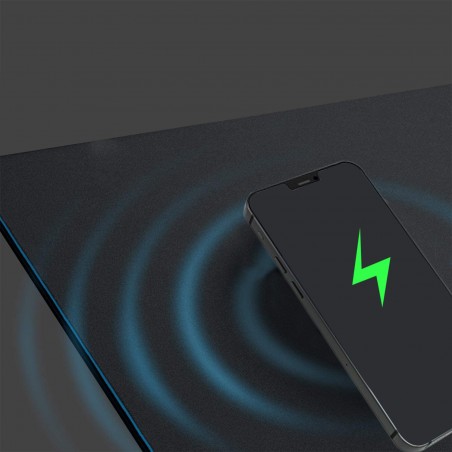 615086 Alfombrilla para juegos con base de carga inalámbrica ultrarrápida 28x21