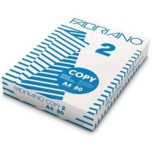 Paquete de papel FABRIANO copy 2 en formato A4 500 hojas...