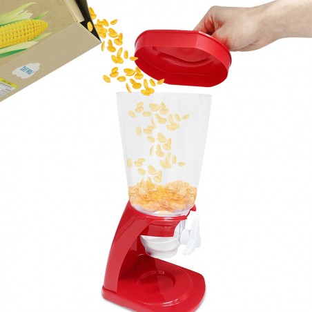 300263 Dispensador de cereales en plástico no tóxico con capacidad hasta 4,5 lt