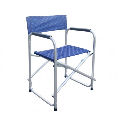 Silla de aluminio plegable FUBUCA Textilene 80hx48x57 cm BLUE FANTASY