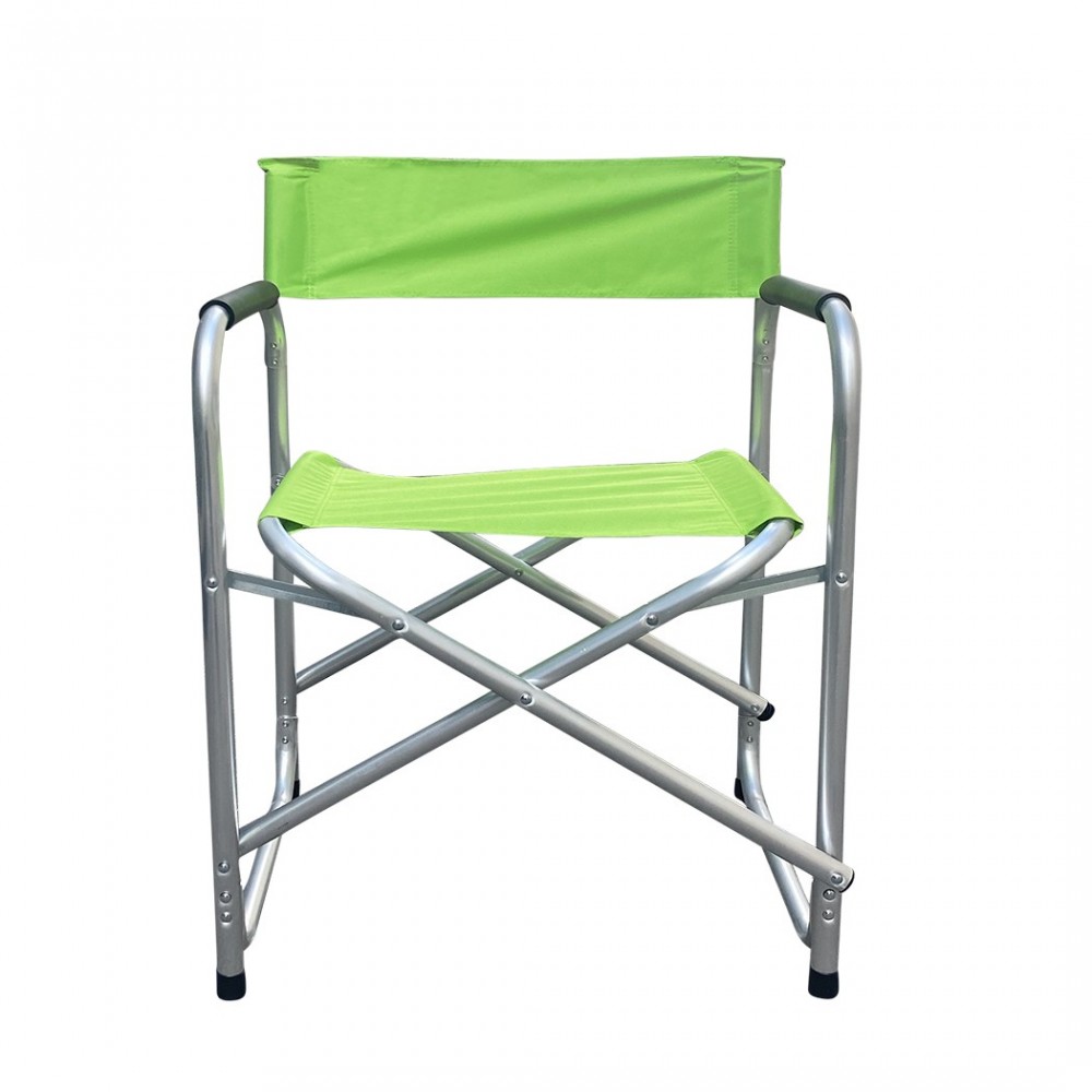 Silla de aluminio plegable FUBUCA tela textilene 48x57x80cm VERDE