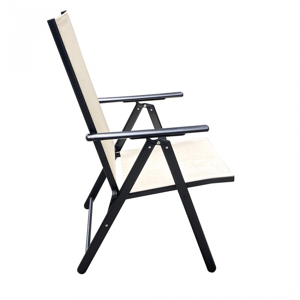 Tumbona ajustable Relax Chair en tela Textilene para jardín y uso al aire libre