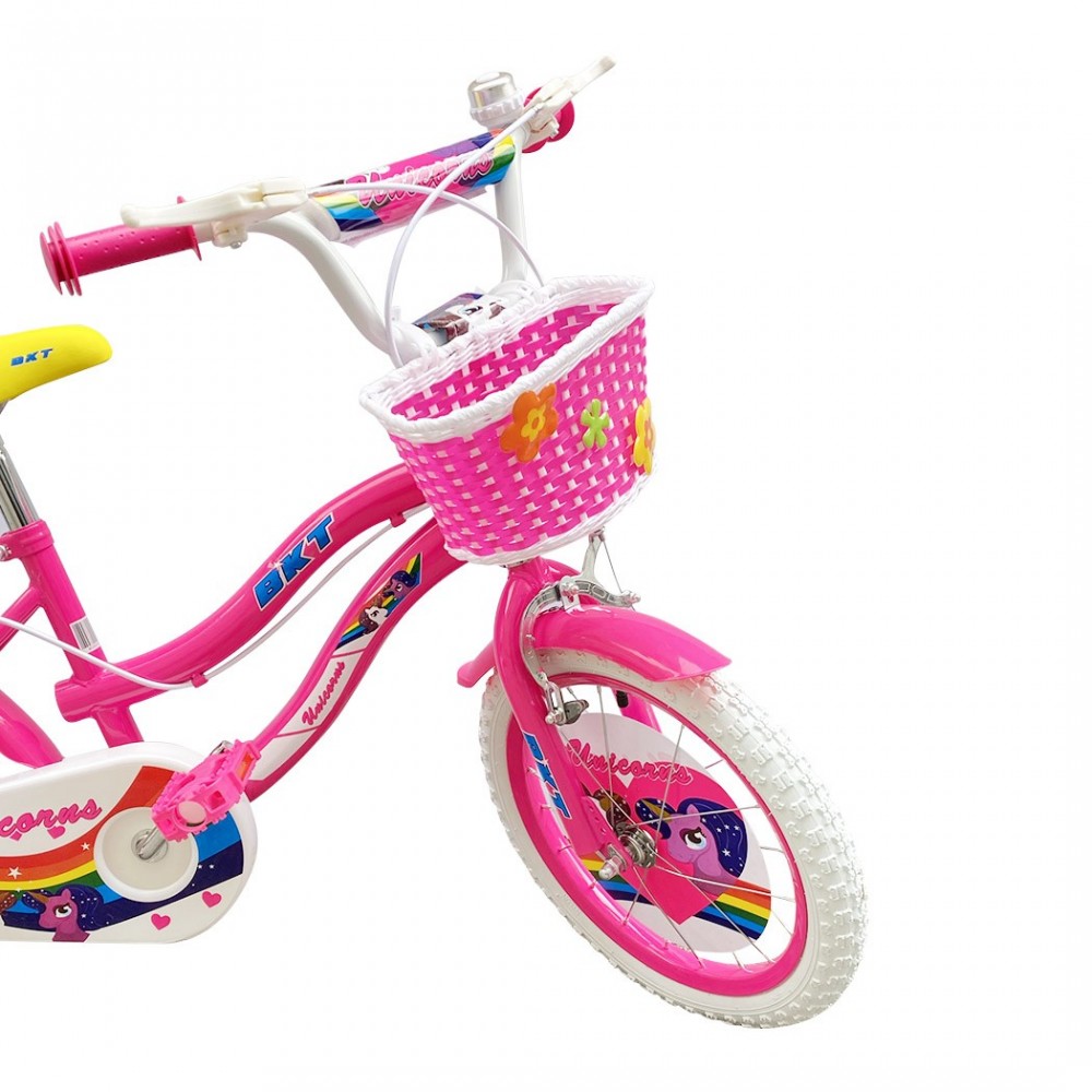 Bicicleta UNICORN BKT talla 16 para niñas de 5...