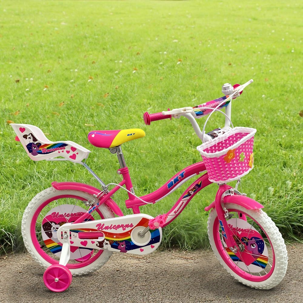 Bicicleta UNICORN BKT talla 16 para niñas de 5...