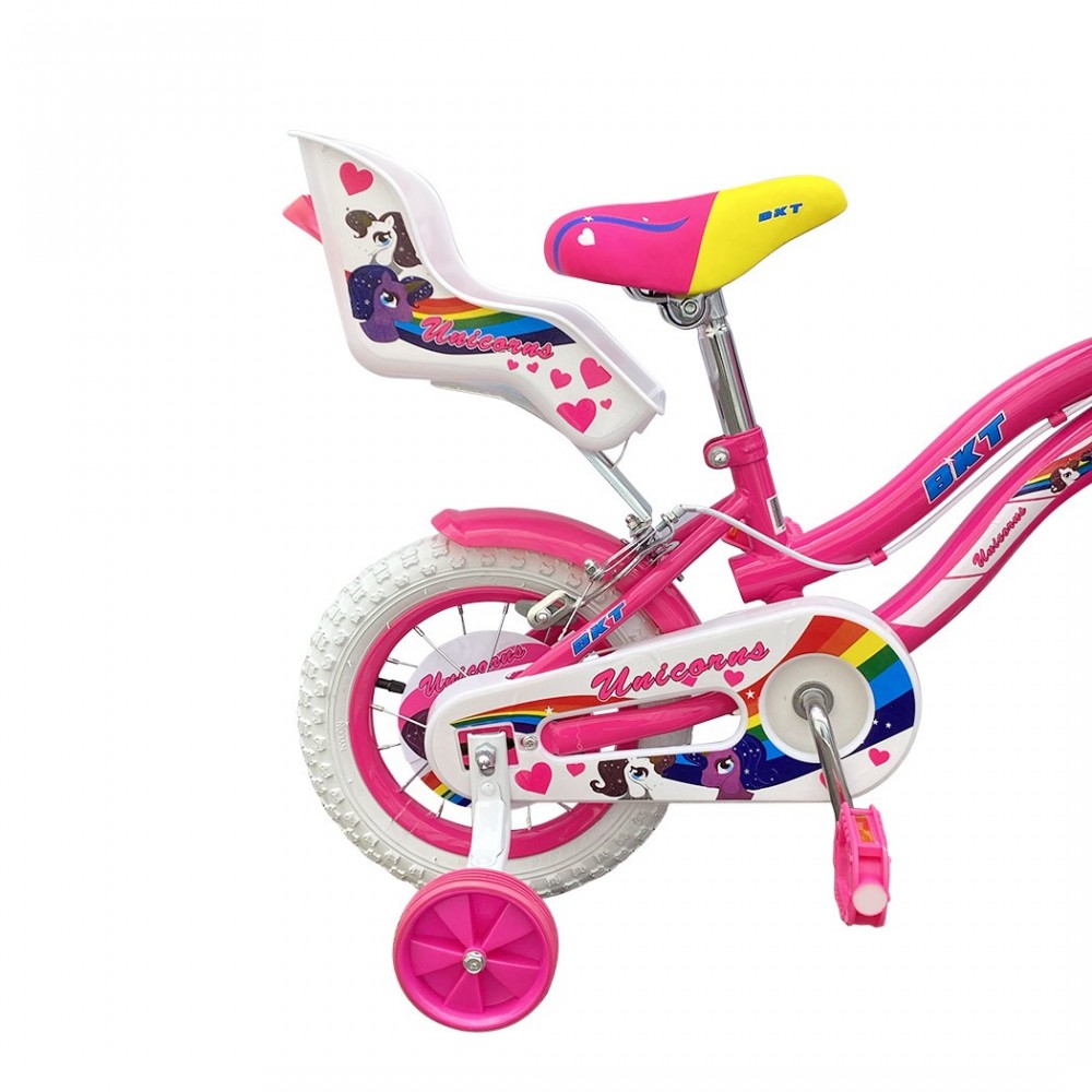 Bicicleta UNICORN BKT talla 12 para niñas de 2...