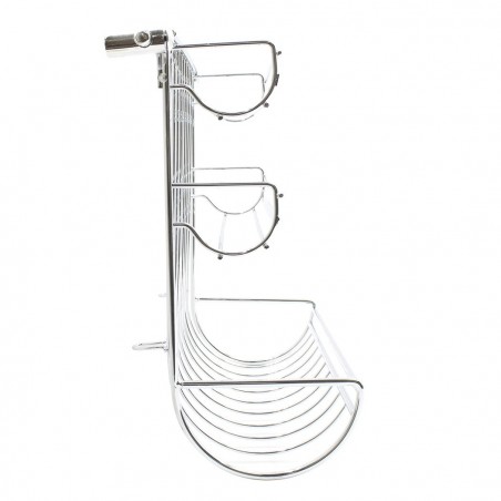 28189 Soporte rollo de pared 3 compartimentos hoja de sierra para papel aluminio