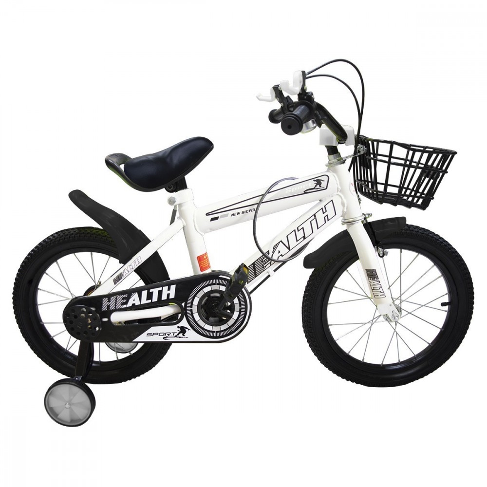 Bicicleta infantil Magic talla 16'' con cesta y ruedines de 5 a 8 años